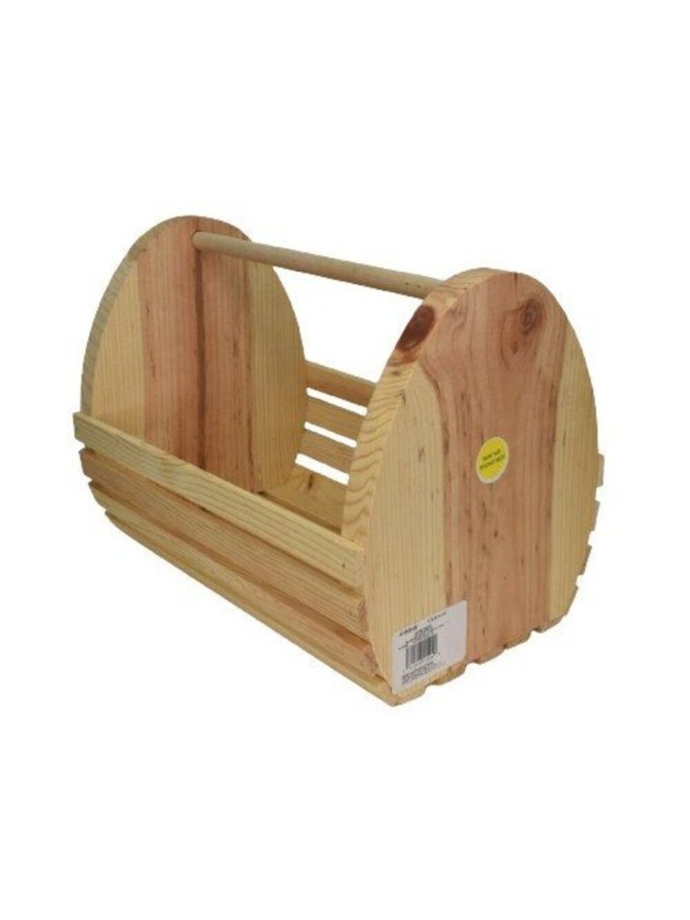 Art Minds Wood Basket 12 x 9 x 8